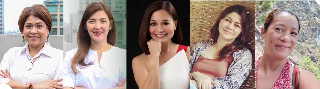 Majella Villaroman, Ginggay Hontiveros Malvar, Sherill Quintana, Mylene Abiva Majella Villaroman, Ginggay Hontiveros Malvar, Sherill Quintana, Mylene Abiva